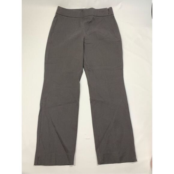 006 J Crew Remi gray flat front side zip trouser size 6 - Picture 1 of 6